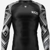 Rash Guard - Silver Triangular Pattern Photo 1