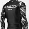 Rash Guard - Silver Triangular Pattern Photo 5